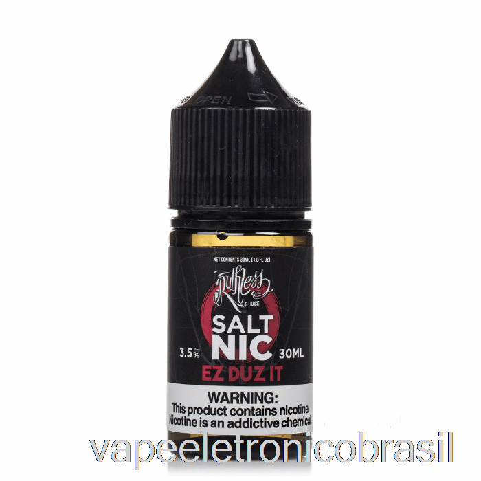 Vape Eletrônico Ez Duz It - Sal Implacável - 30ml 10mg